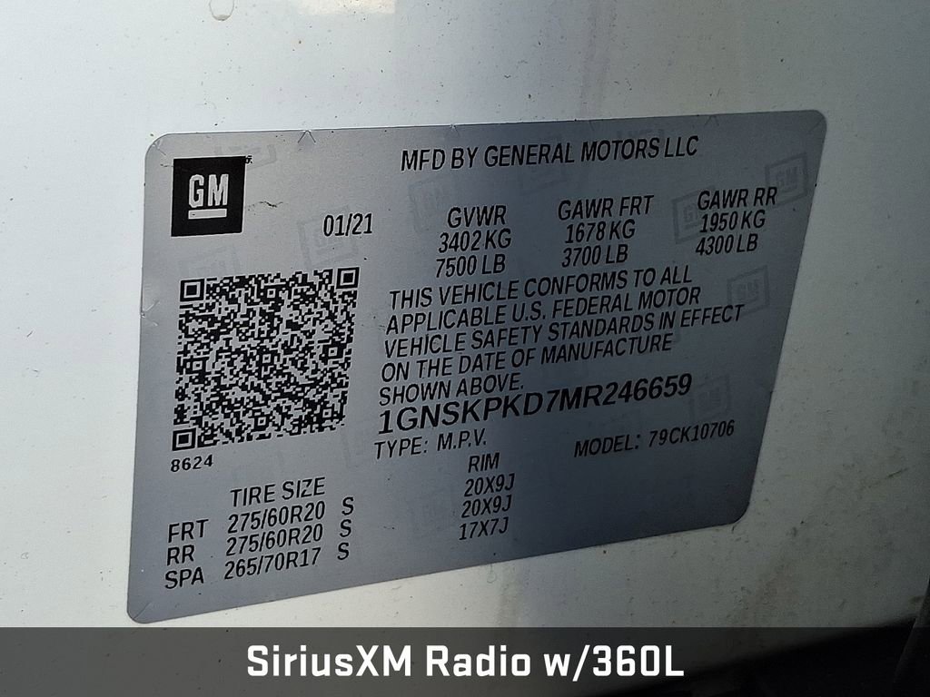 Used 2021 Chevrolet Tahoe Z71 w/ Z71 Off-Road Package image 22