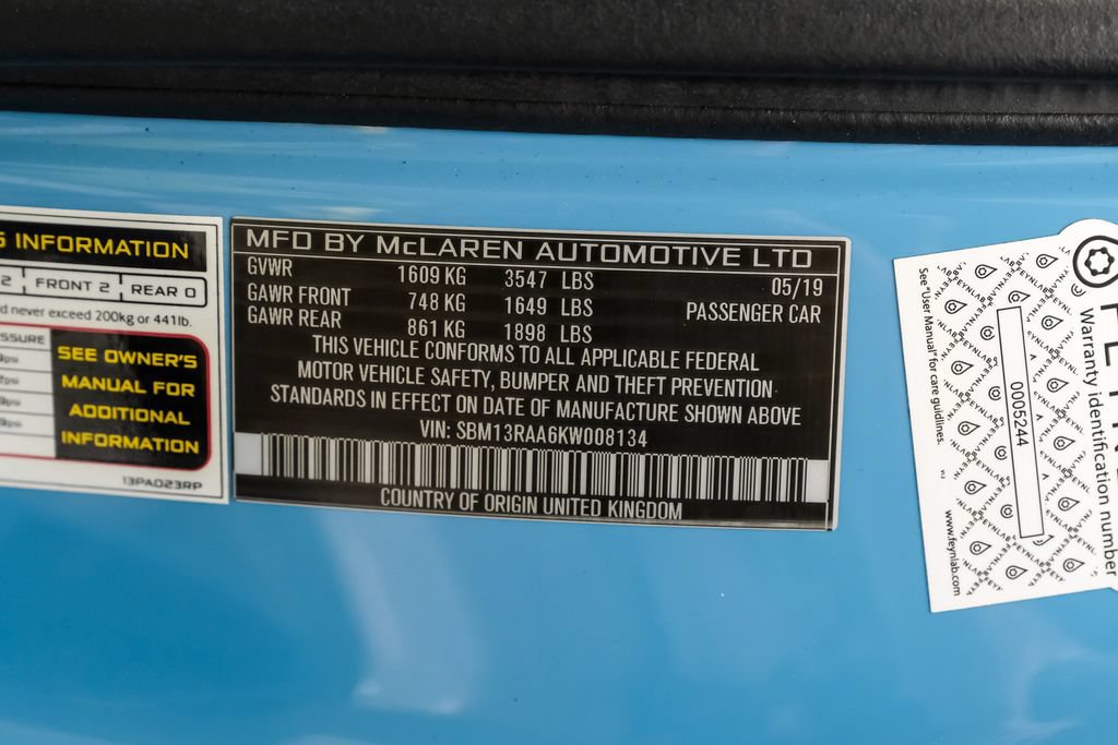 Used 2019 McLaren 600LT RWD image 48