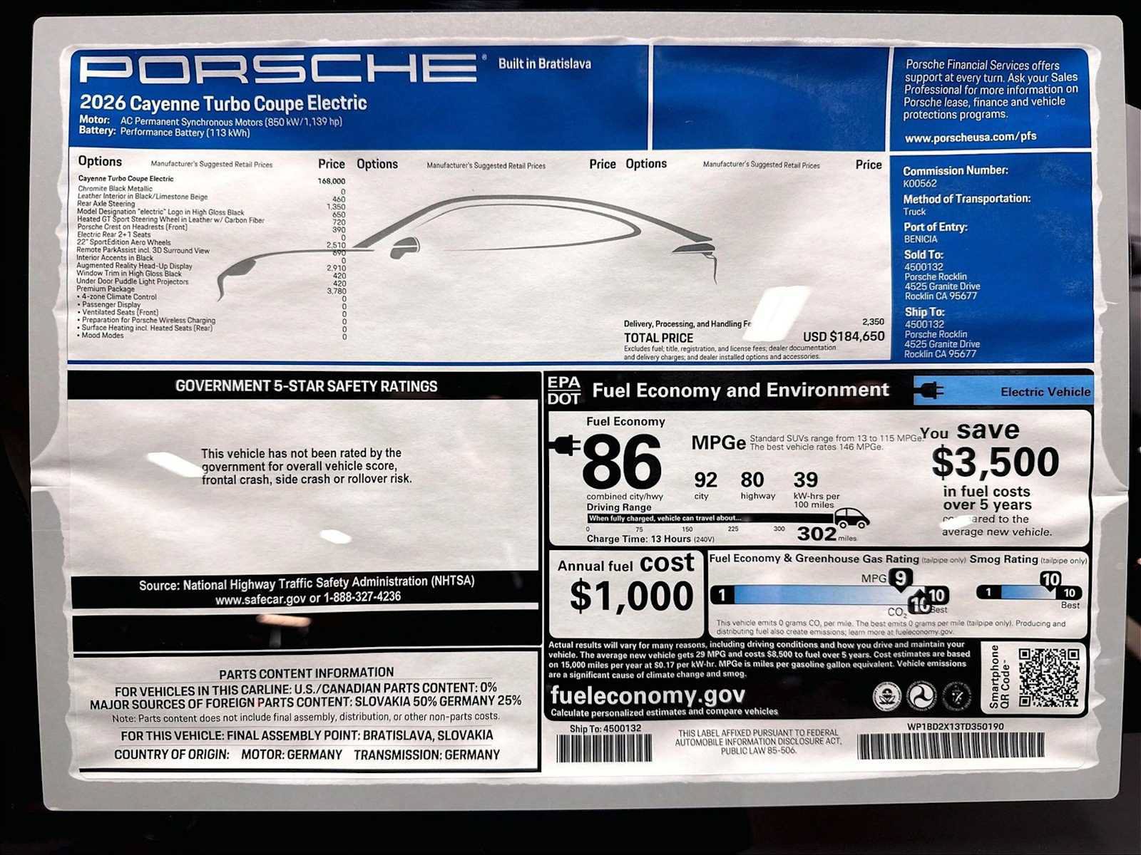 New 2026 Porsche Cayenne Turbo AWD/4WD image 31