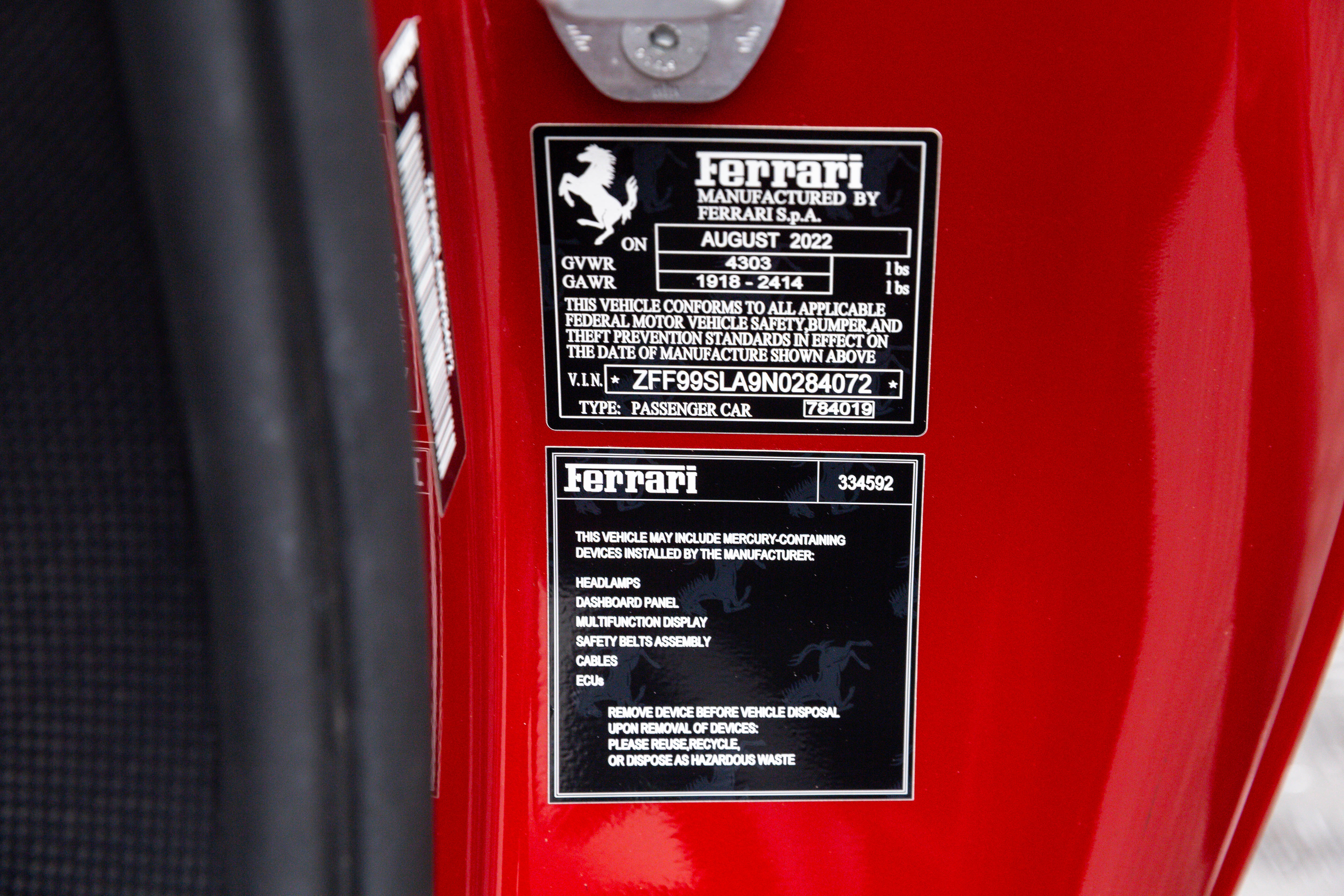 Certified 2022 Ferrari 296 GTB image 40