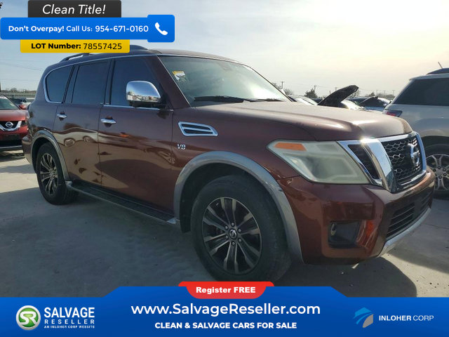 Used 2017 Nissan Armada Platinum w/ Captain Seat Package RWD image 5