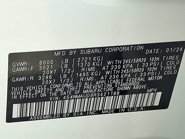 Used 2024 Subaru Ascent Limited w/ Technology Package AWD/4WD image 26