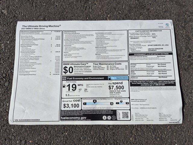 New 2027 BMW X7 M60i AWD/4WD image 18