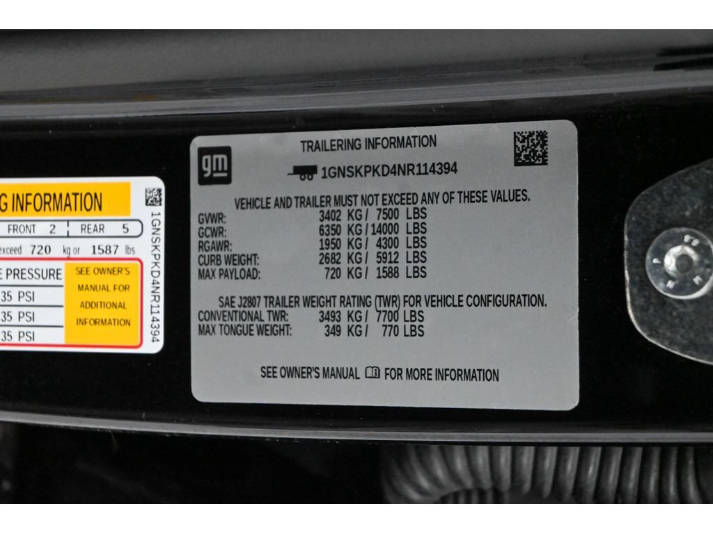 Used 2022 Chevrolet Tahoe Z71 w/ Luxury Package AWD/4WD image 42