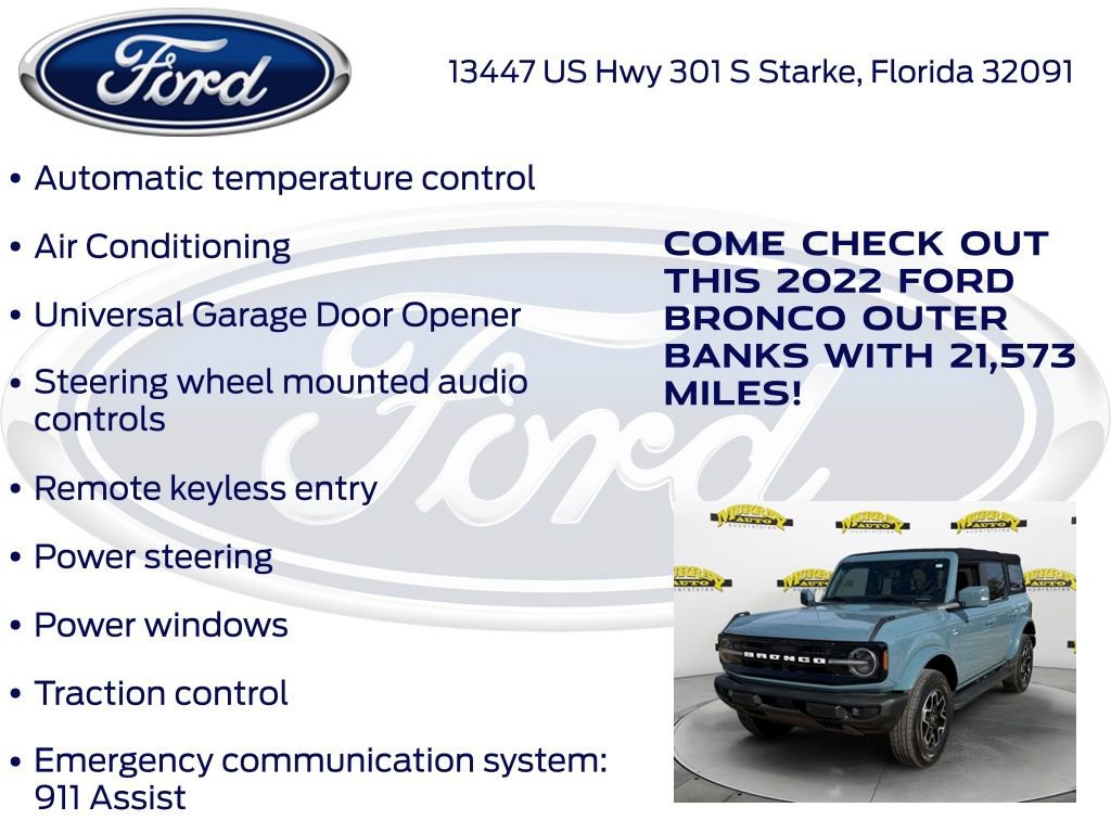Certified 2022 Ford Bronco Outer Banks image 32