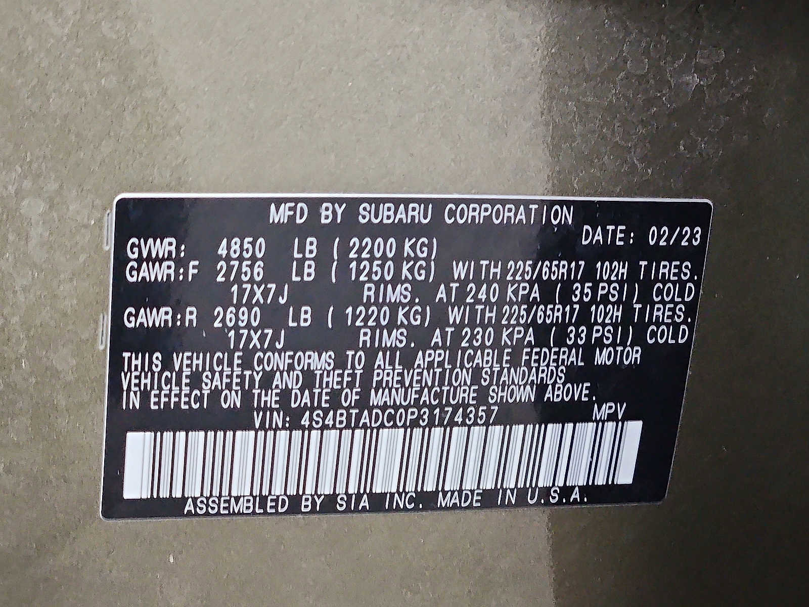 Used 2023 Subaru Outback Premium image 26