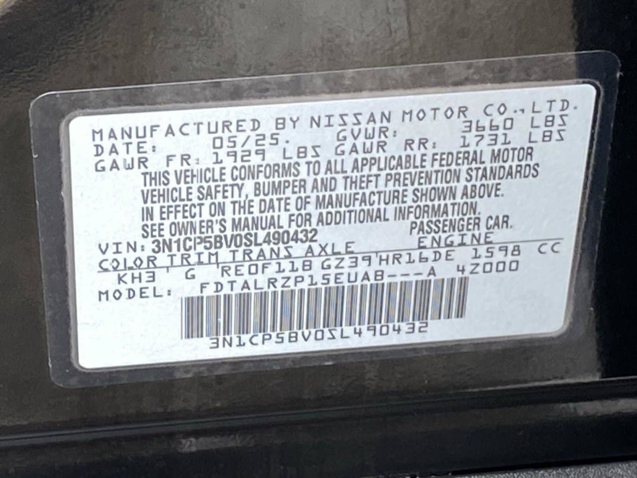 Certified 2025 Nissan Kicks Play S FWD image 35