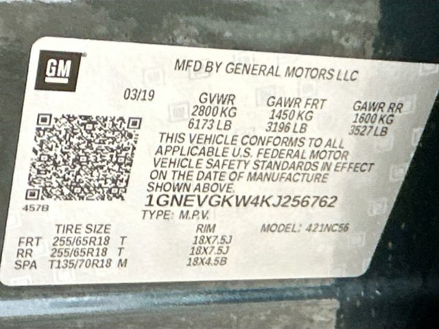 Used 2019 Chevrolet Traverse LT w/ LPO, Floor Liner Package AWD/4WD image 31