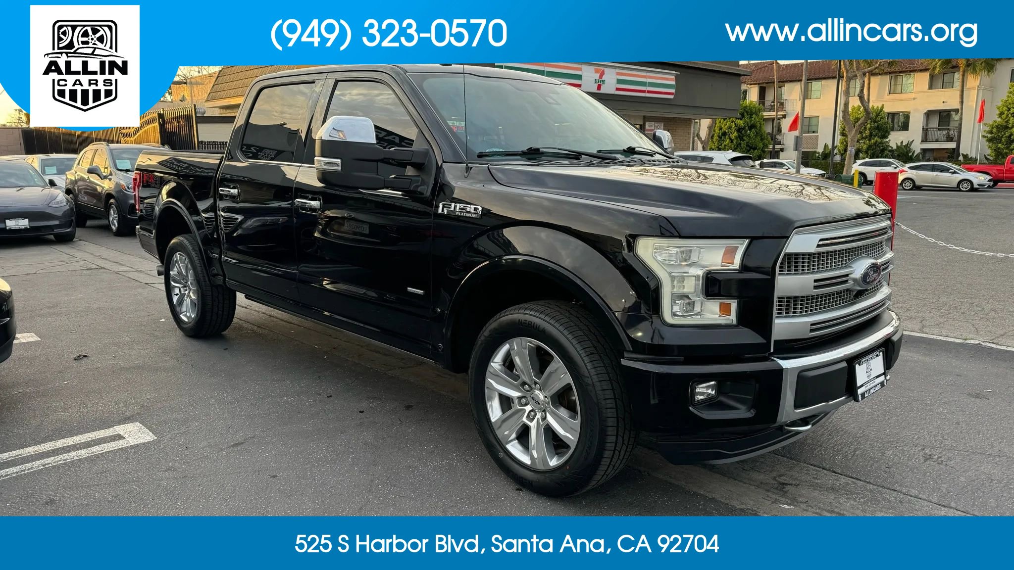 Used 2016 Ford F150 Platinum w/ Equipment Group 701A Luxury image 3