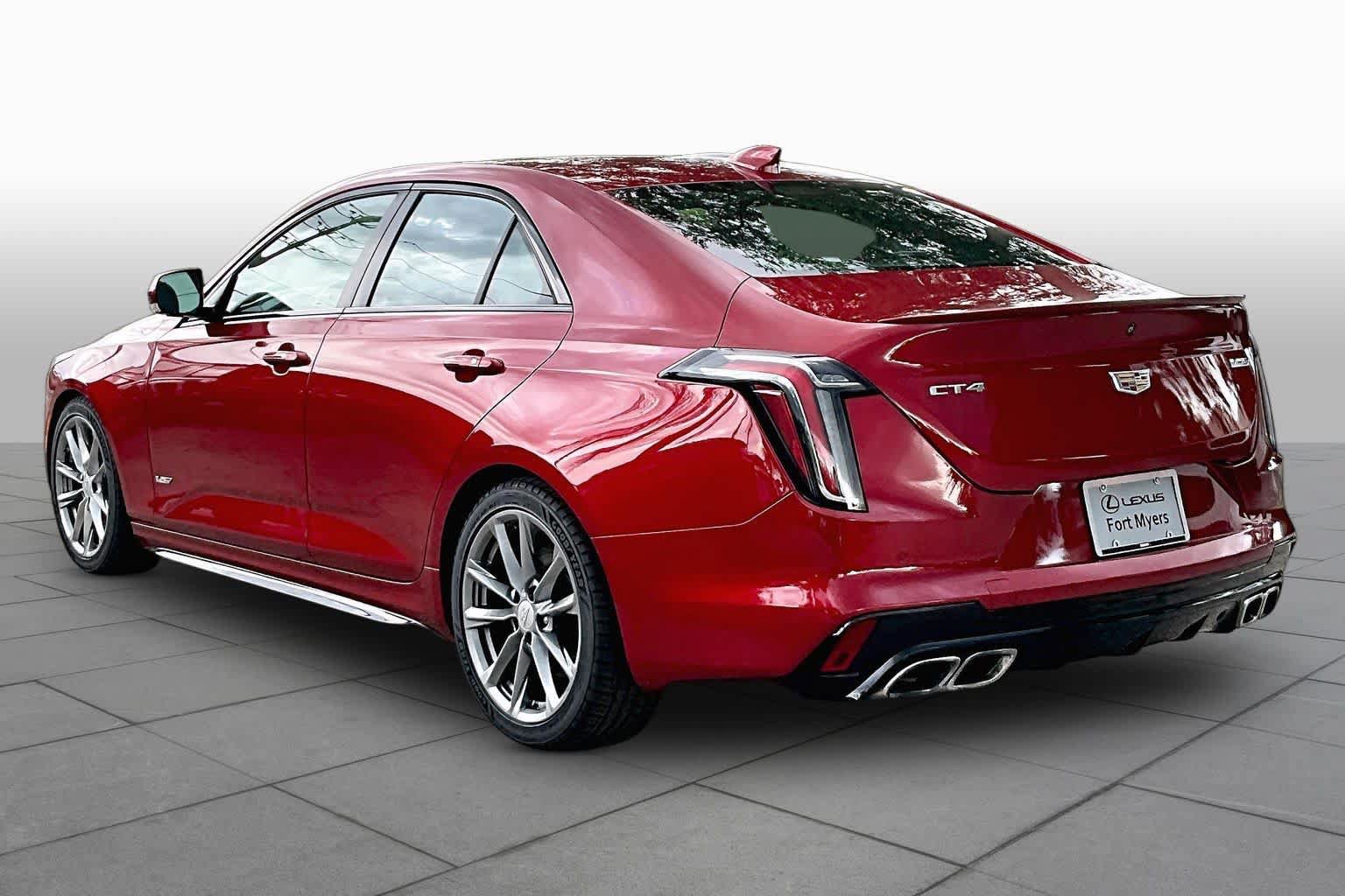 Used 2022 Cadillac CT4 V w/ Technology Package RWD image 22