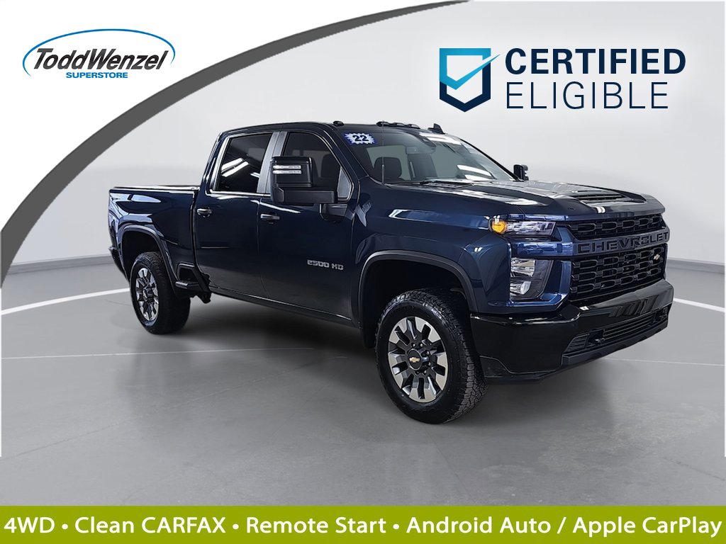 Certified 2022 Chevrolet Silverado 2500 Custom w/ Custom Value Package