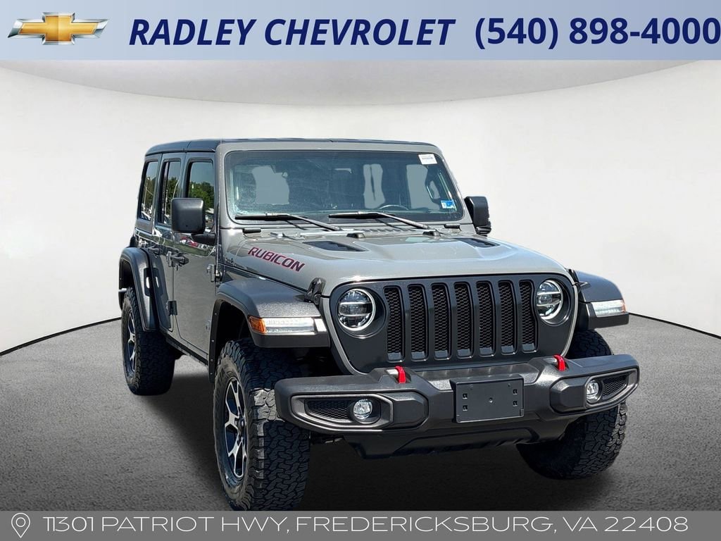 Used 2021 Jeep Wrangler Unlimited Rubicon w/ LED Lighting Group AWD/4WD image 32