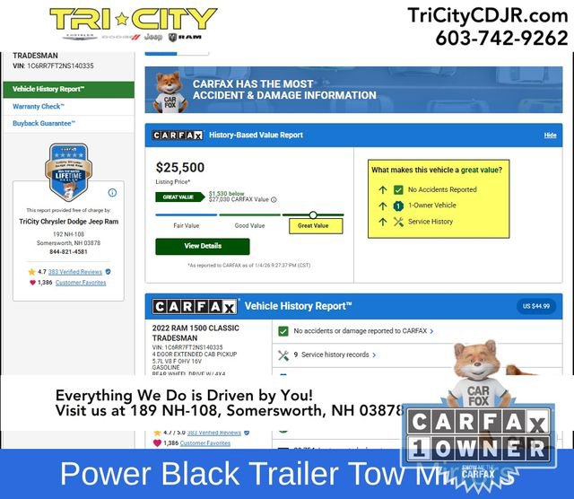 Used 2022 RAM 1500 Tradesman w/ Trailer Tow Group image 11