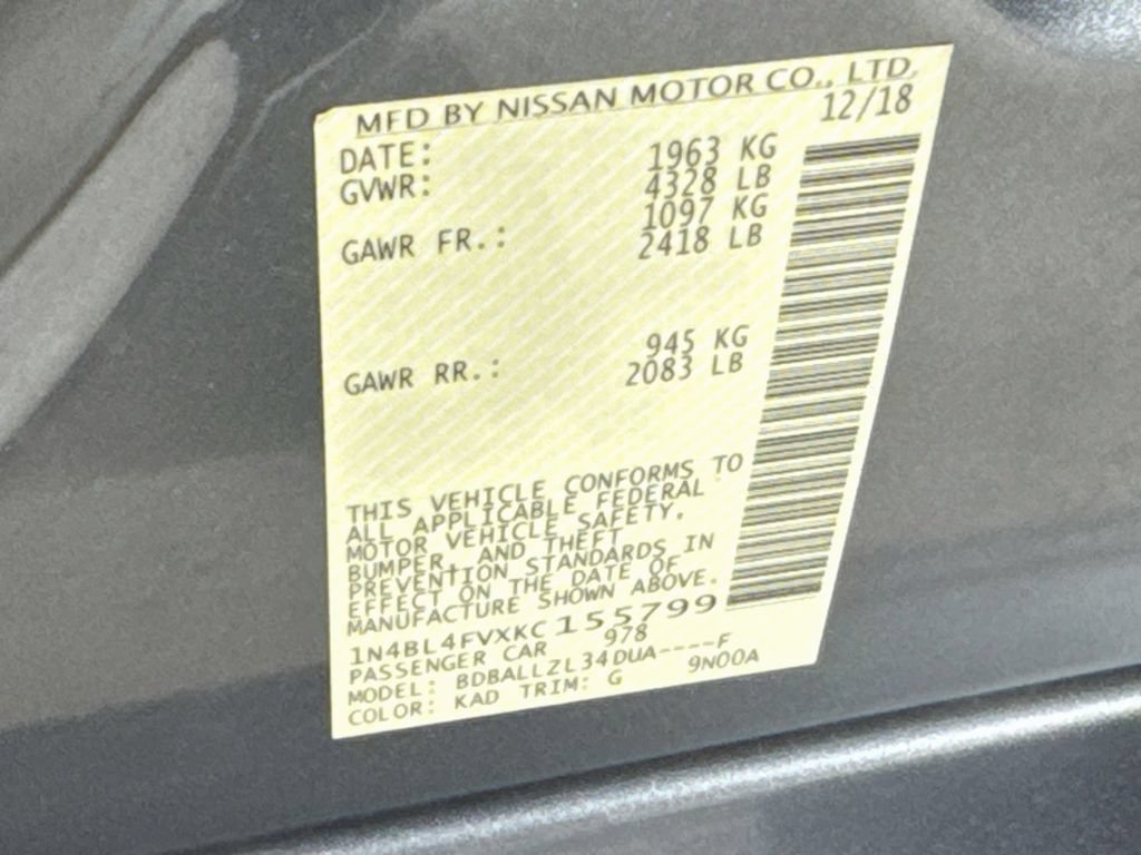 Used 2019 Nissan Altima 2.5 Platinum FWD image 35