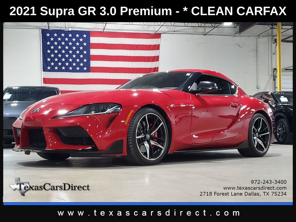 Used 2021 Toyota Supra Premium w/ Driver Assist Package RWD image 1