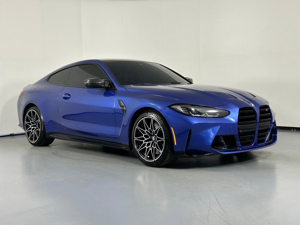 Used 2021 BMW M4 Competition w/ M Carbon Exterior Package RWD image 1