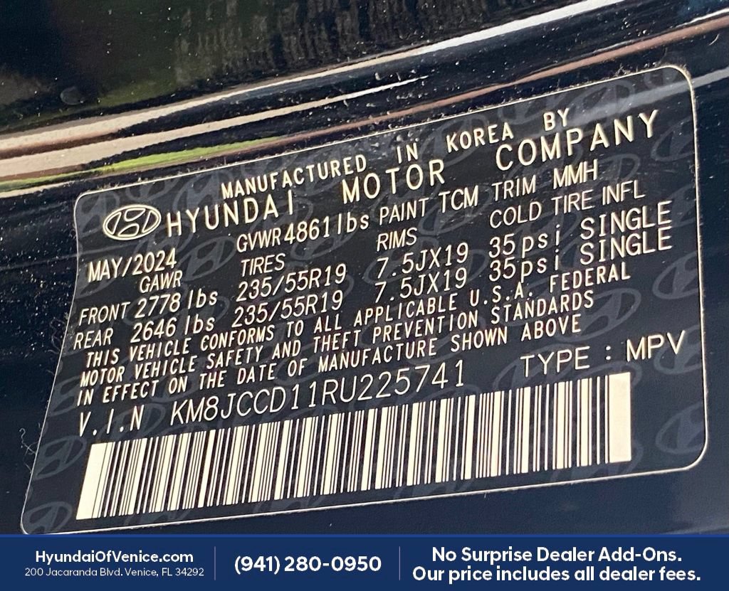 Certified 2024 Hyundai Tucson SEL AWD/4WD image 23