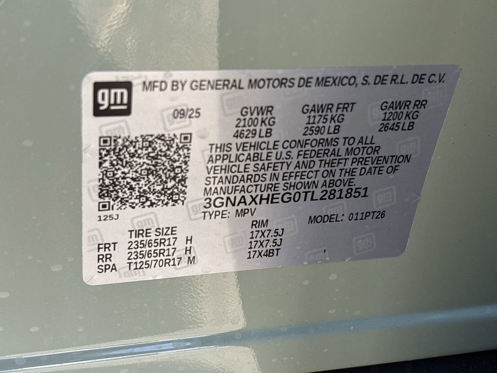 New 2026 Chevrolet Equinox LT w/ Safety and Technology Package image 35