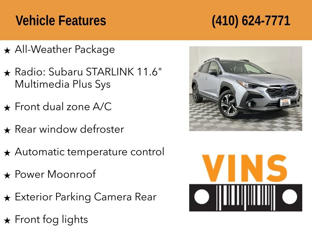 Used 2024 Subaru Crosstrek 2.0i Premium AWD/4WD image 5