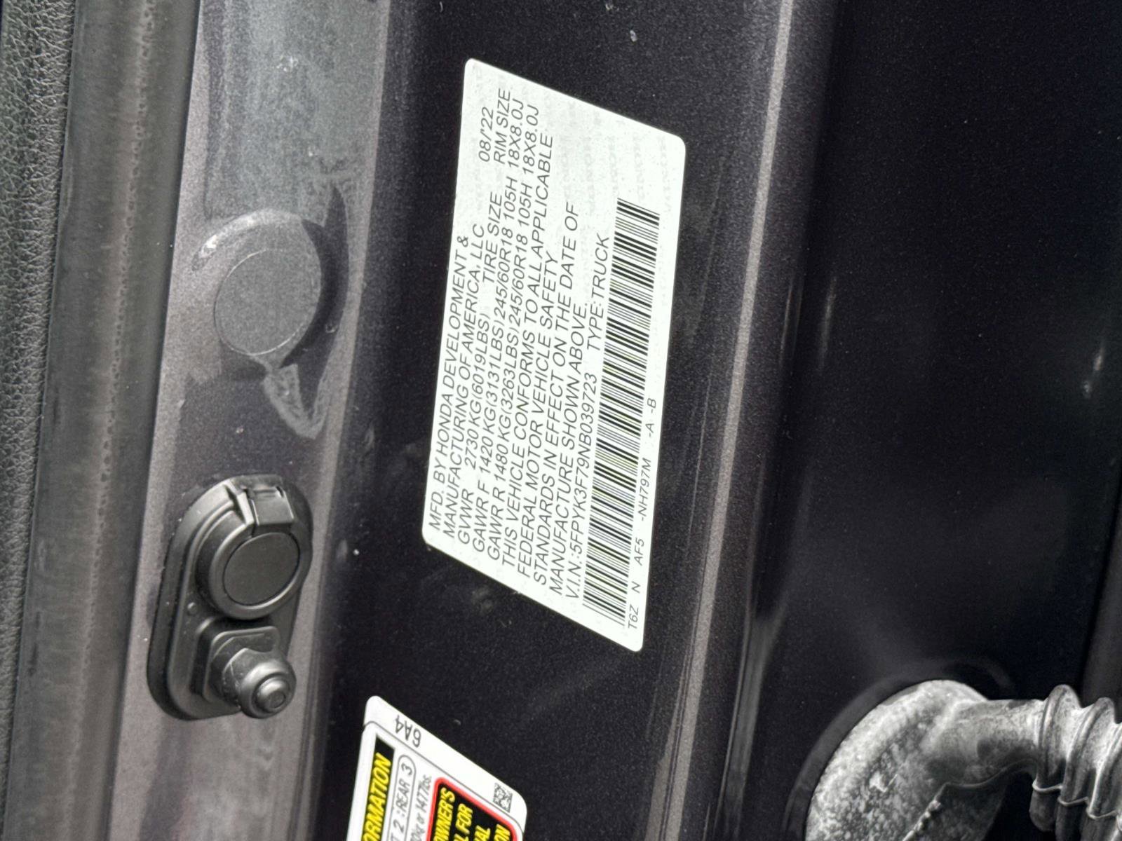 Used 2022 Honda Ridgeline RTL-E image 31