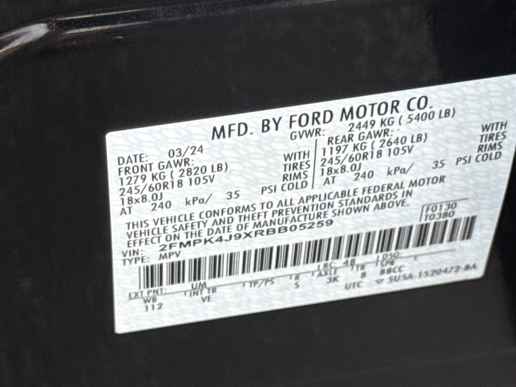 Used 2024 Ford Edge SEL w/ Convenience Package AWD/4WD image 31