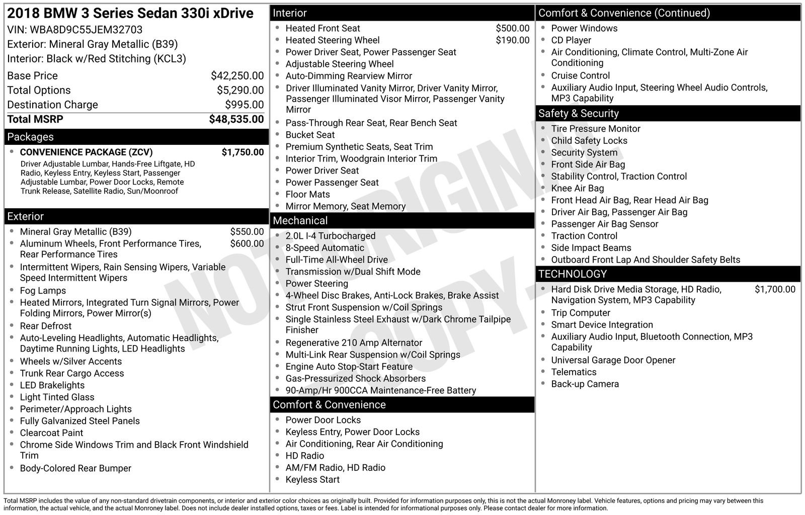 Used 2018 BMW 330i xDrive Sedan w/ Convenience Package image 26