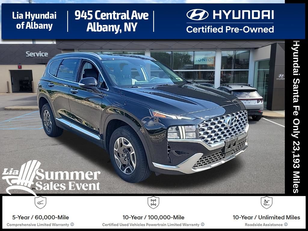 Certified 2023 Hyundai Santa Fe Blue