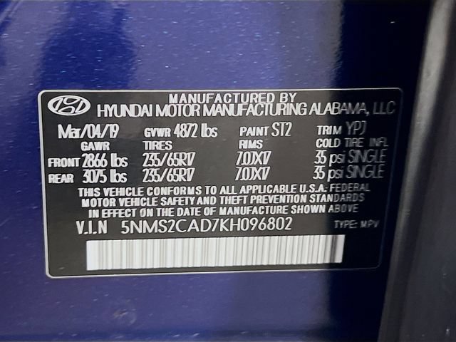 Used 2019 Hyundai Santa Fe SE AWD/4WD image 32