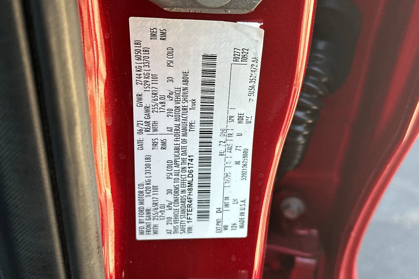 Certified 2021 Ford Ranger XLT w/ Equipment Group 301A Mid image 28