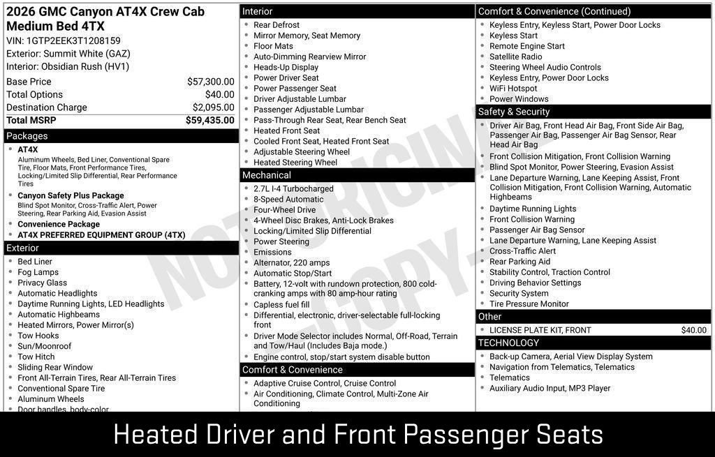 New 2026 GMC Canyon AT4X AWD/4WD image 53