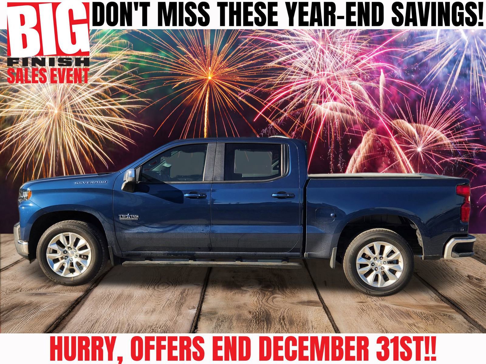 Used 2019 Chevrolet Silverado 1500 LT w/ Texas Edition image 3