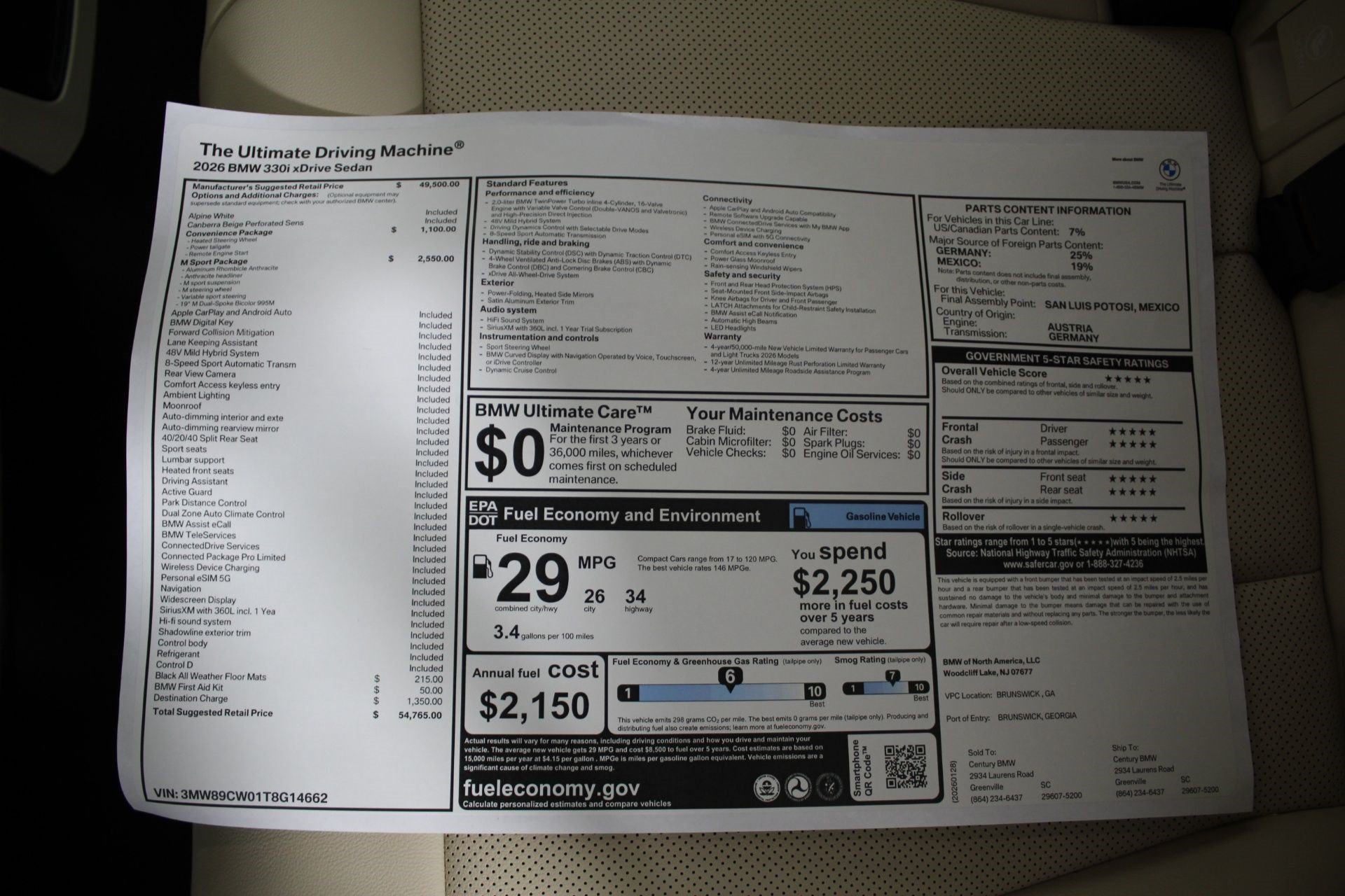 Used 2026 BMW 330i xDrive Sedan AWD/4WD image 20