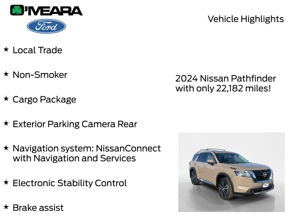 Used 2024 Nissan Pathfinder Platinum w/ Cargo Package AWD/4WD image 7