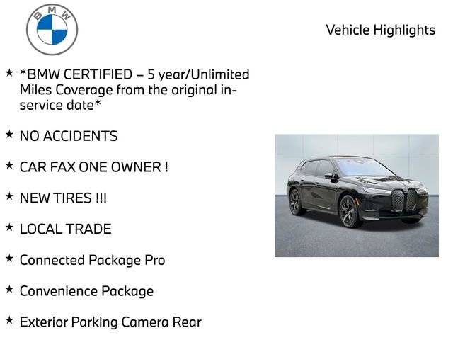 Certified 2024 BMW iX xDrive50 w/ Convenience Package AWD/4WD image 10