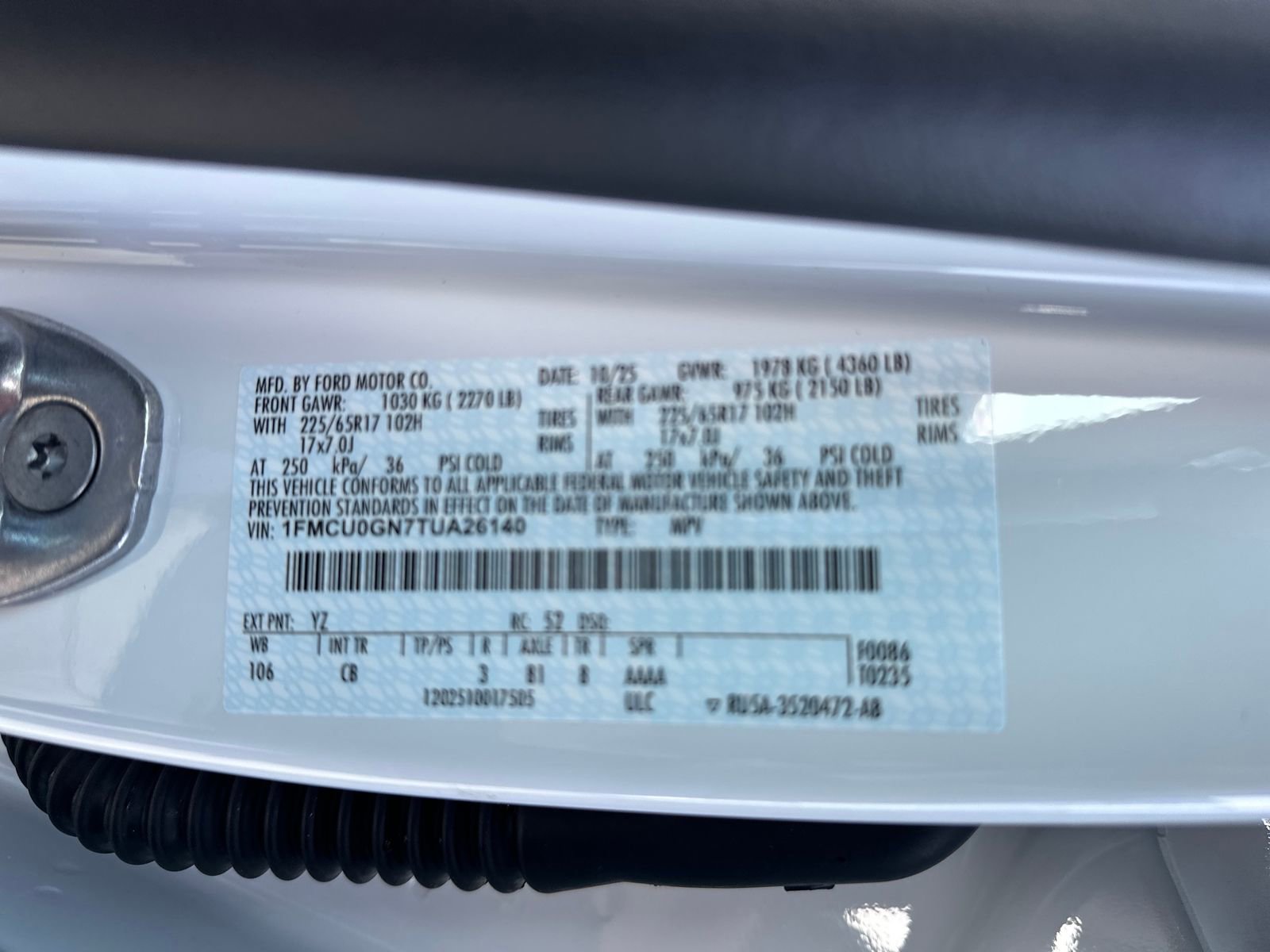 New 2026 Ford Escape Active image 57