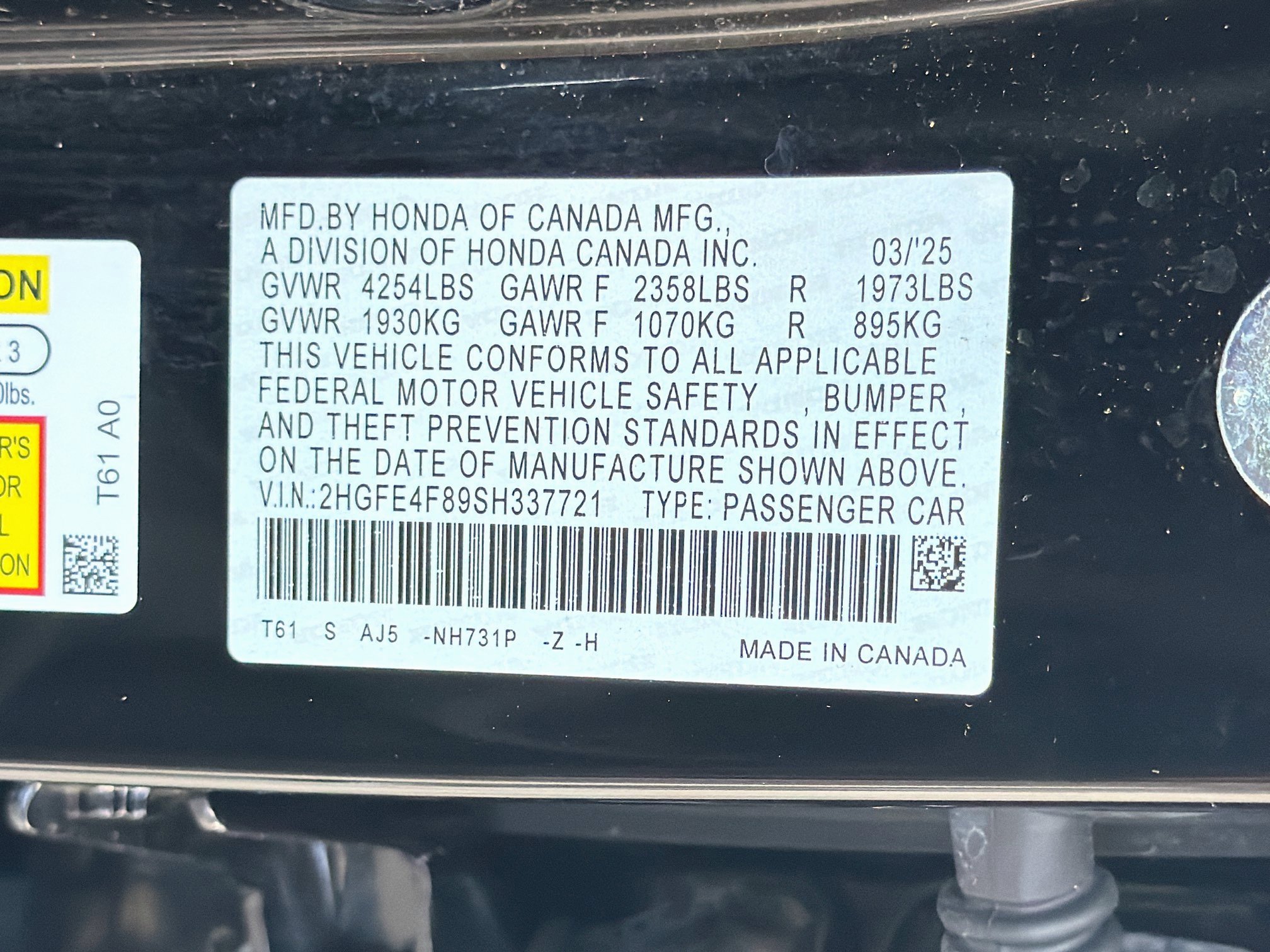 Used 2025 Honda Civic Sport image 38