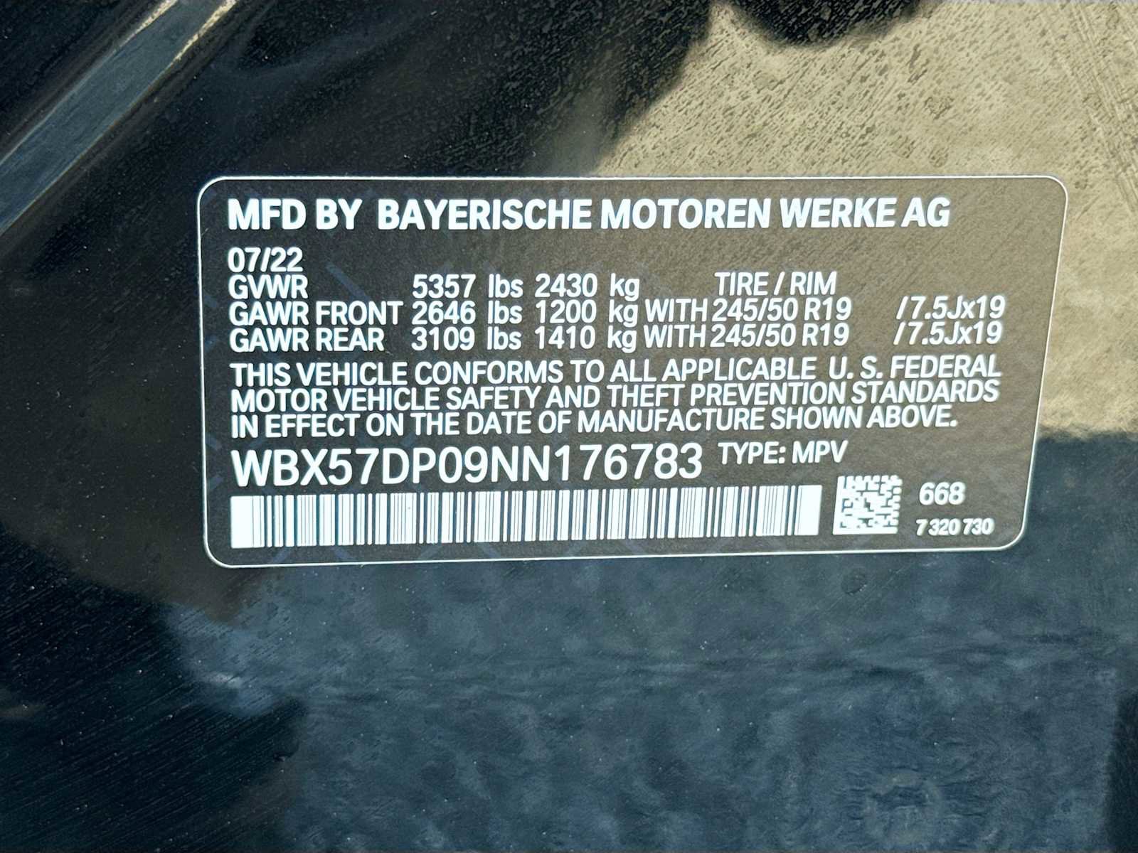 Certified 2022 BMW X3 xDrive30i w/ Convenience Package w/ZPA image 33