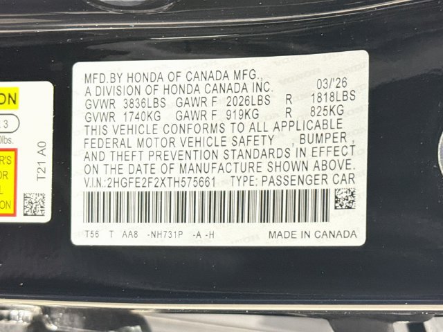 Used 2026 Honda Civic LX image 34