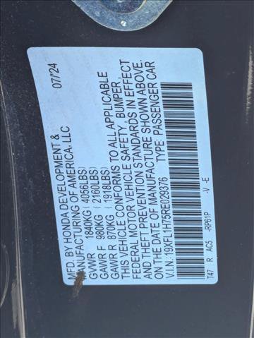 Used 2024 Honda Civic EX-L image 16