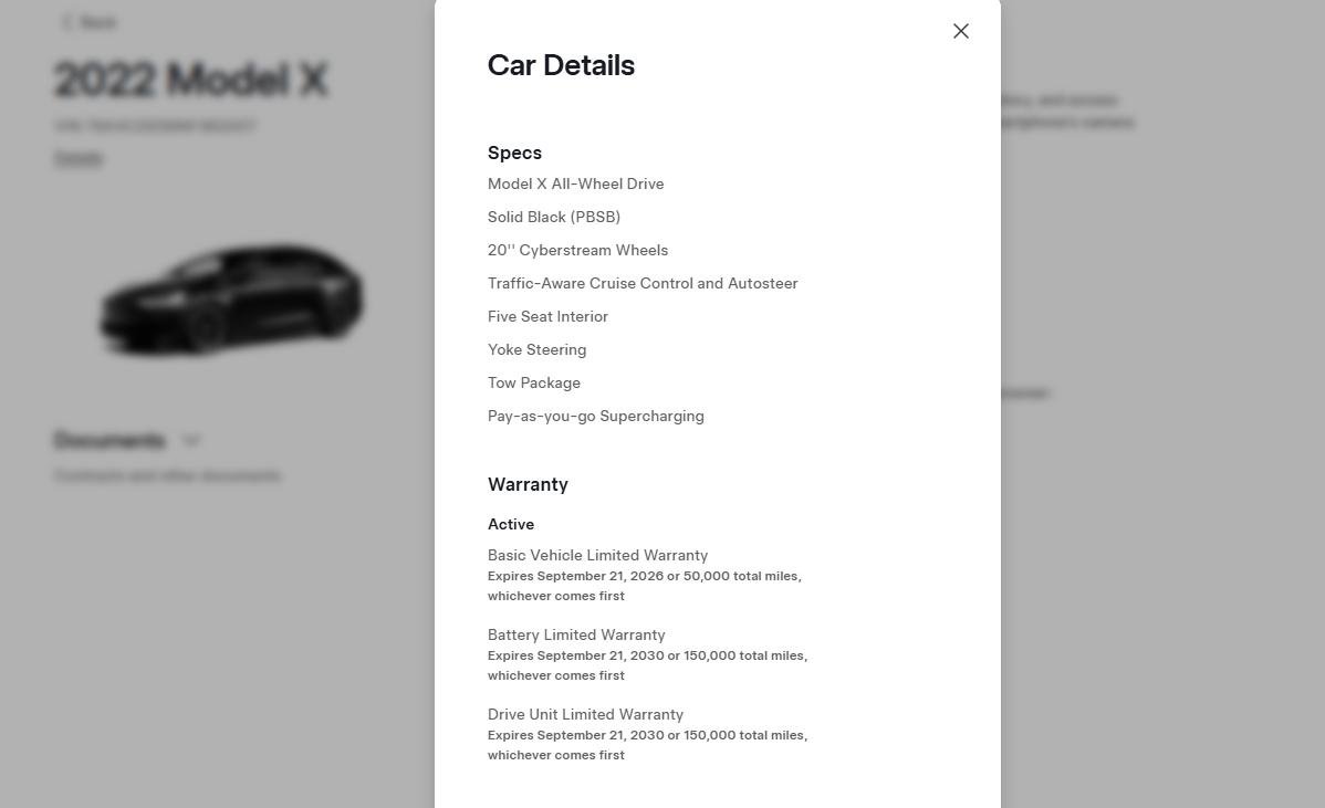 Used 2022 Tesla Model X AWD/4WD image 3
