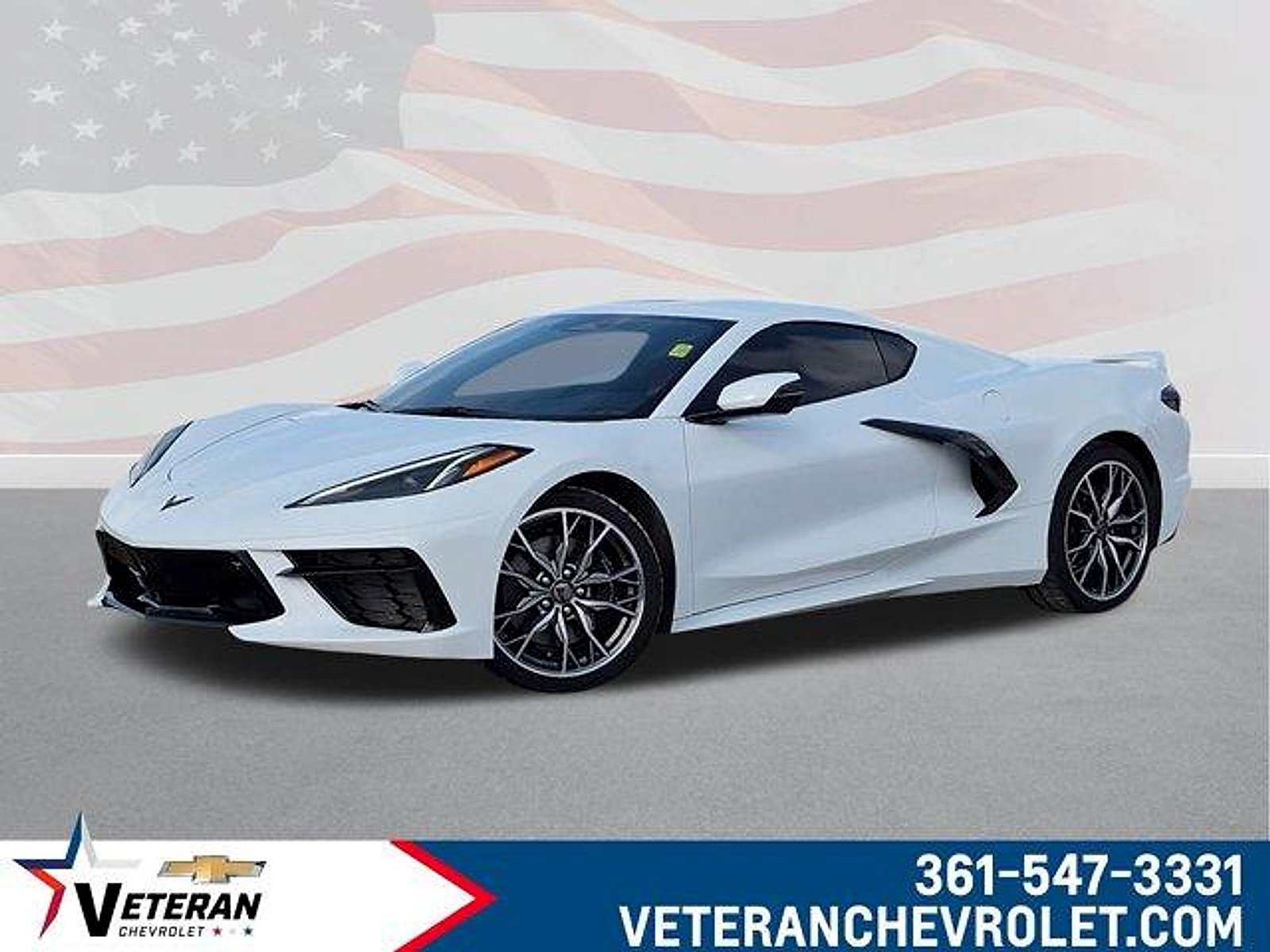 Certified 2024 Chevrolet Corvette Stingray Preferred Cpe w/ Z51 Performance Package RWD image 1