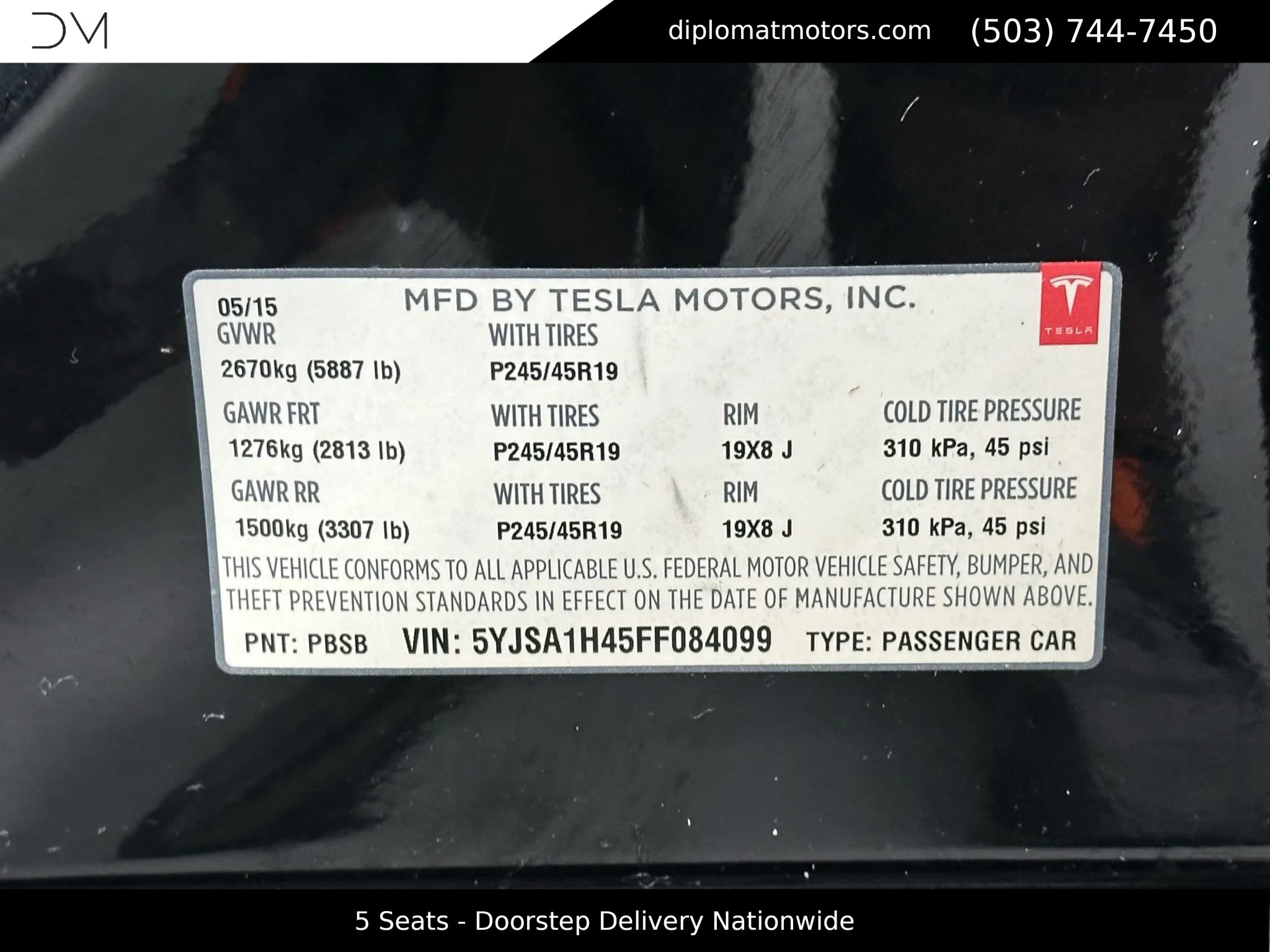 Used 2015 Tesla Model S P85D image 45