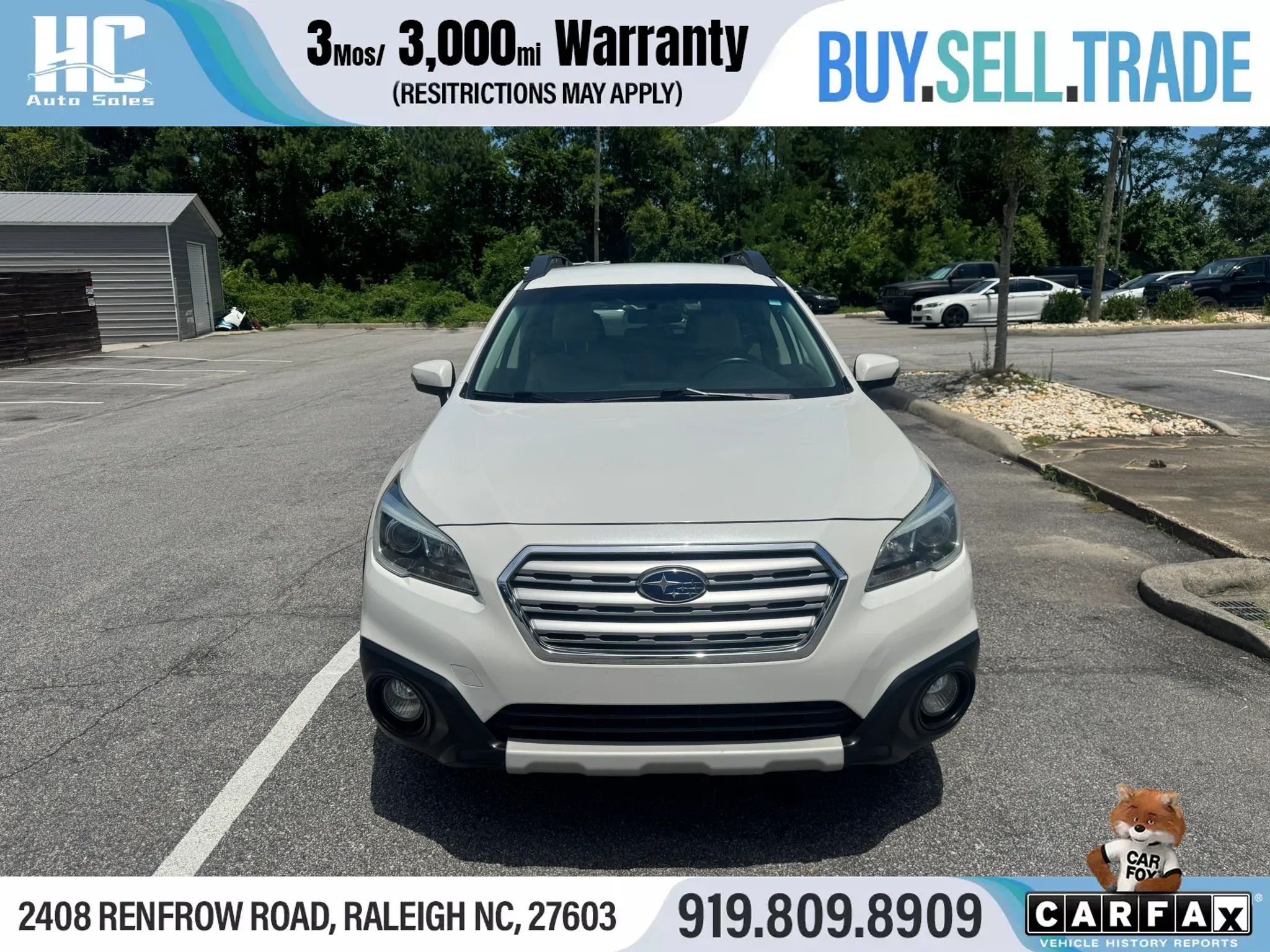 Used 2015 Subaru Outback 2.5i Limited w/ Protection Package #2 AWD/4WD image 8