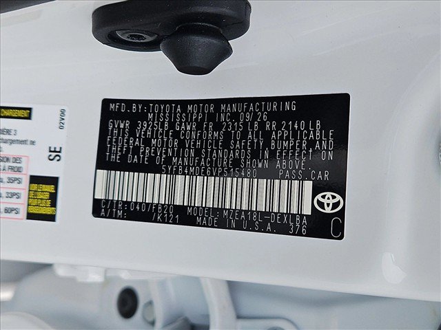 New 2027 Toyota Corolla XSE w/ Carpet Mat Package (TMS) FWD image 16