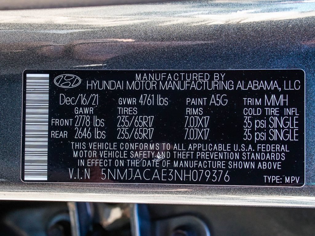 Used 2022 Hyundai Tucson SE AWD/4WD image 14