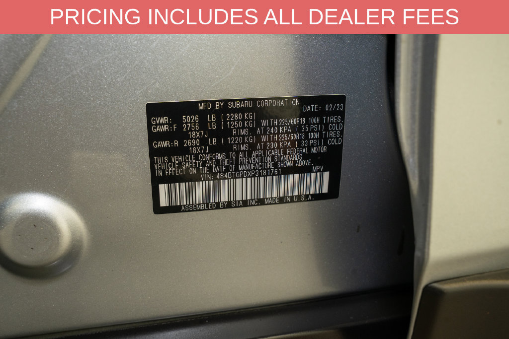 Used 2023 Subaru Outback Touring XT AWD/4WD image 23