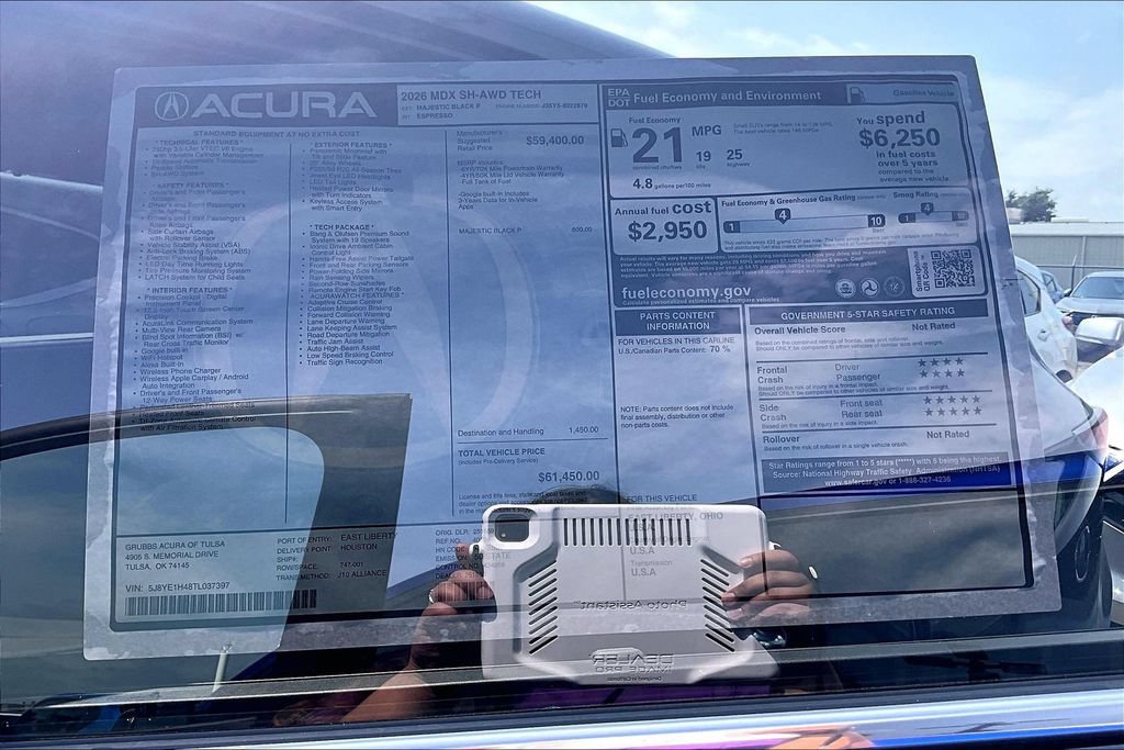 New 2026 Acura MDX w/ Technology Package AWD/4WD image 29
