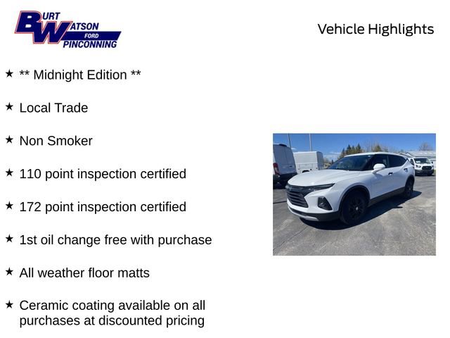 Used 2021 Chevrolet Blazer LT w/ LPO, Floor Liner Package FWD image 10