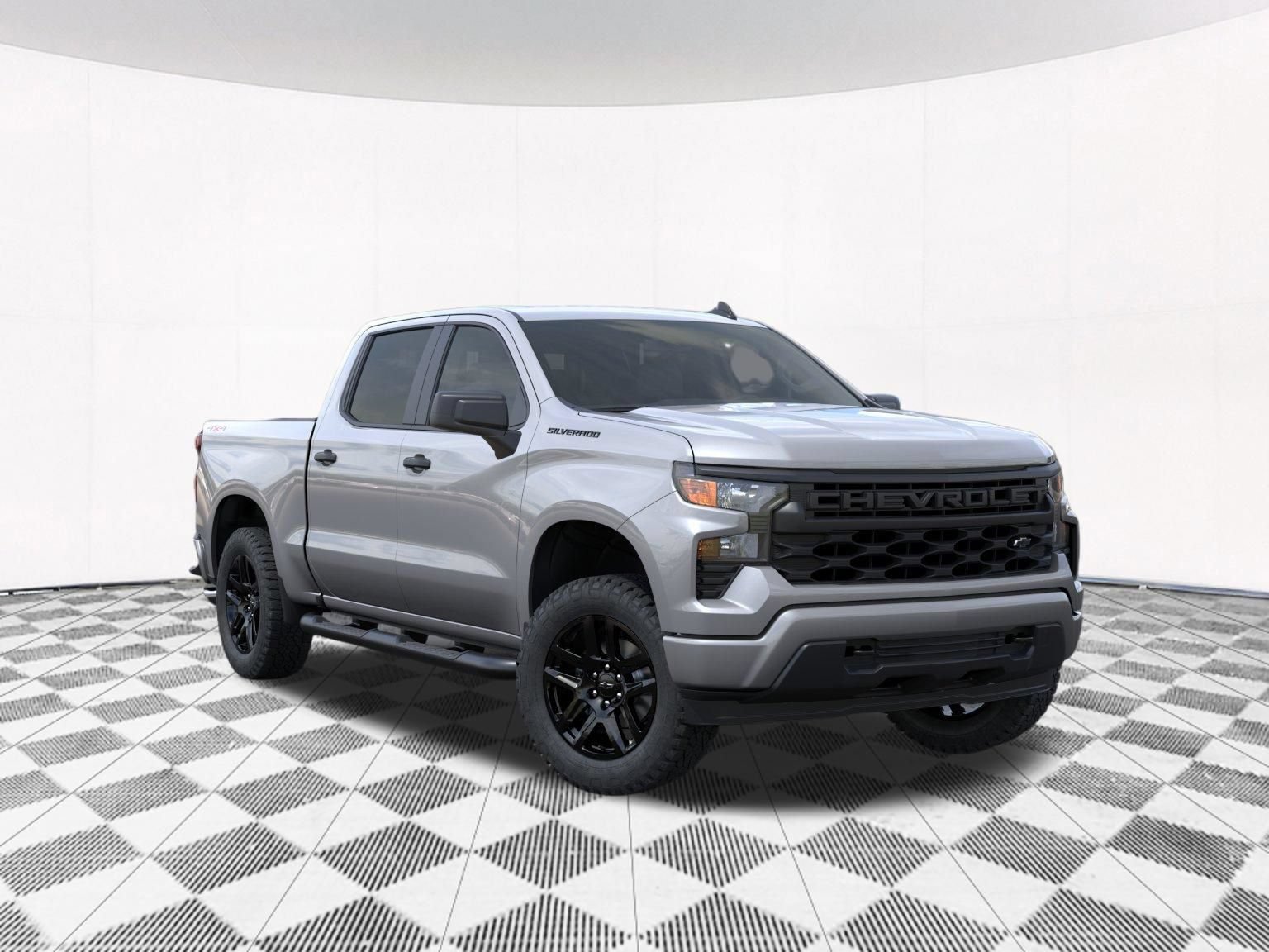 New 2026 Chevrolet Silverado 1500 Custom w/ Turbomax Blackout Package AWD/4WD image 12