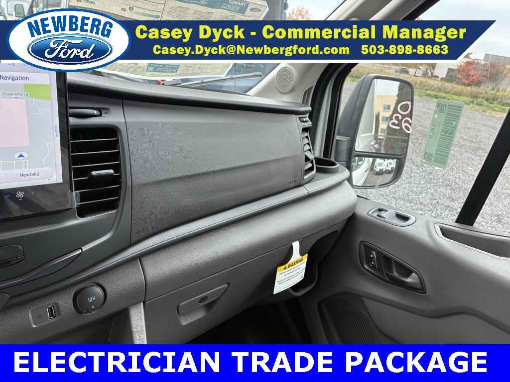 New 2025 Ford Transit 350 148 High Roof AWD w/ Electrician Trade Package image 13